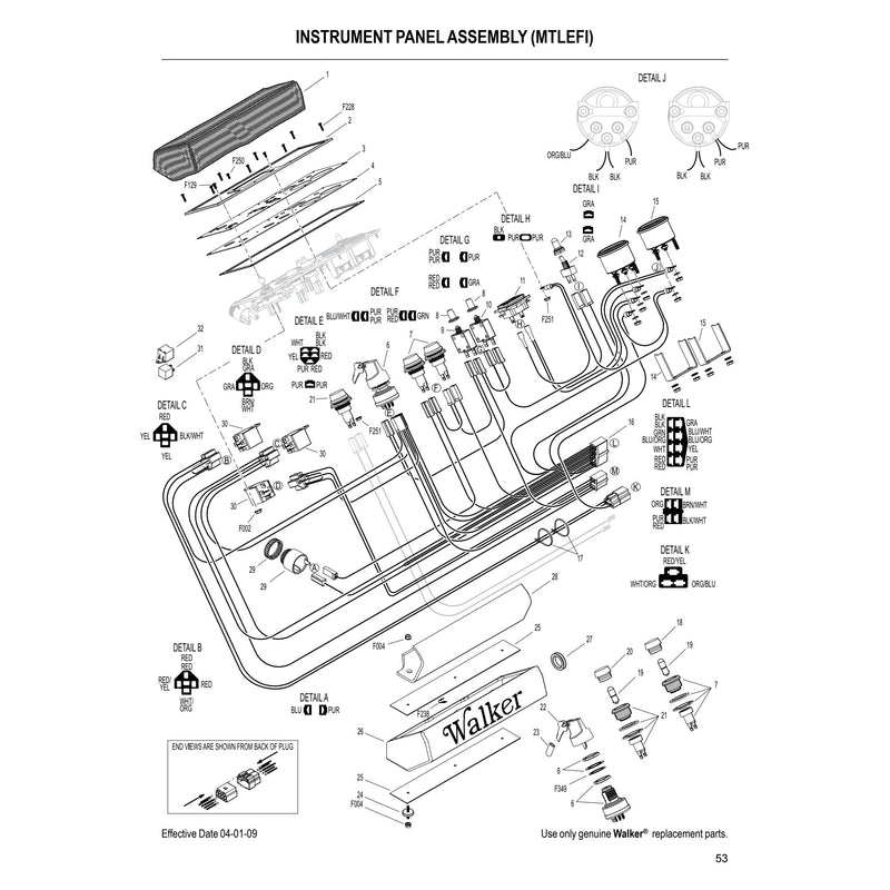 INSTRUMENT PANEL ASSEMBLY MTLEFI