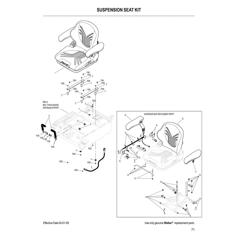 SUSPENSION SEAT KIT