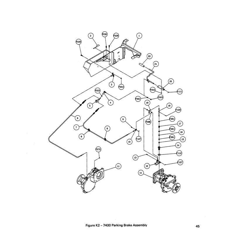 7400 Parking Brake Assembly
