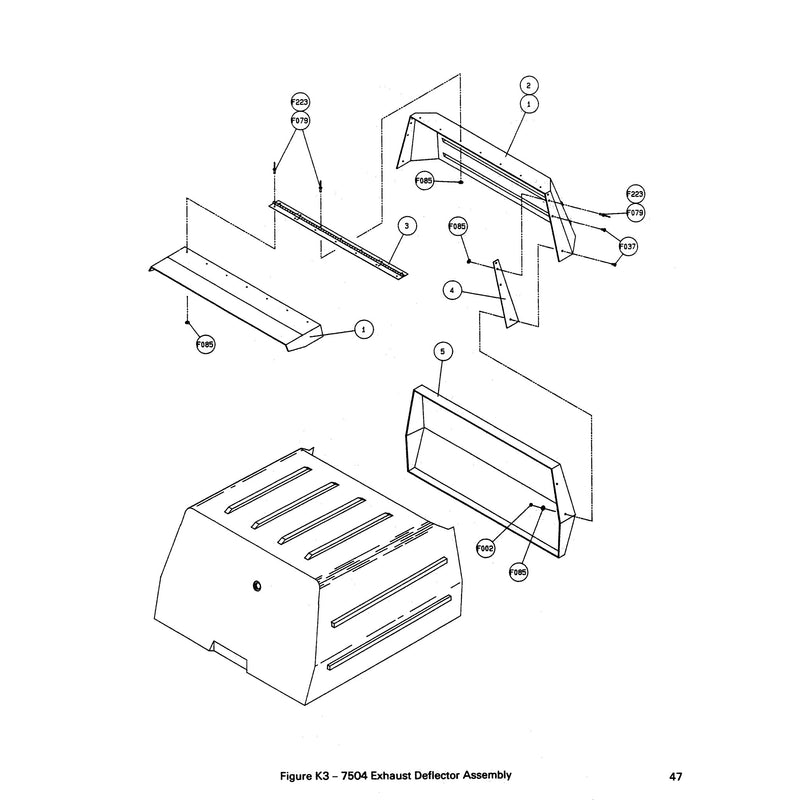 7504 Exhaust Deflector Assembly