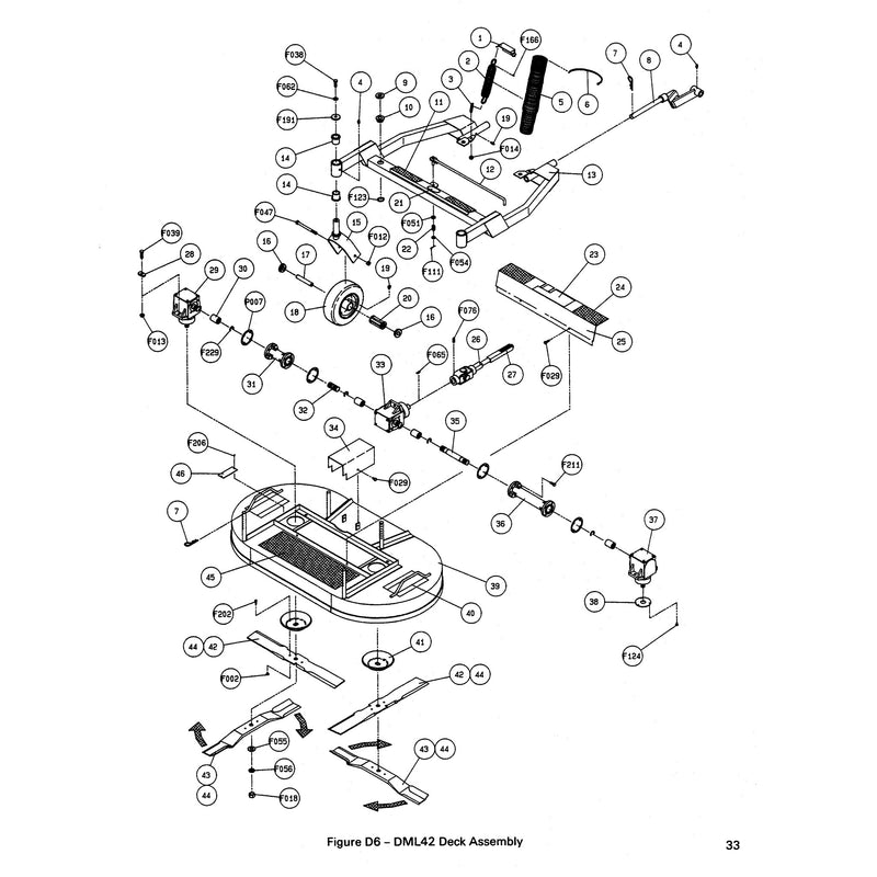 DML42 Deck Assembly