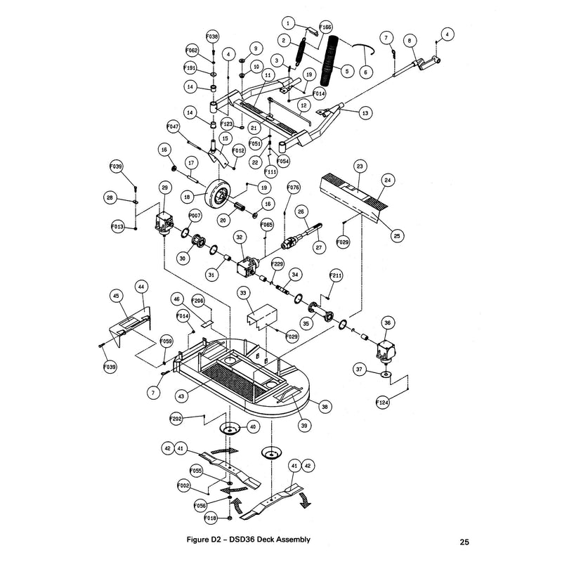 DSD36 Deck Assembly
