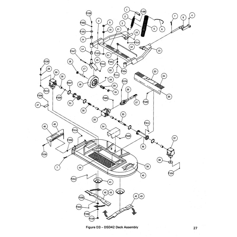 DSD42 Deck Assembly
