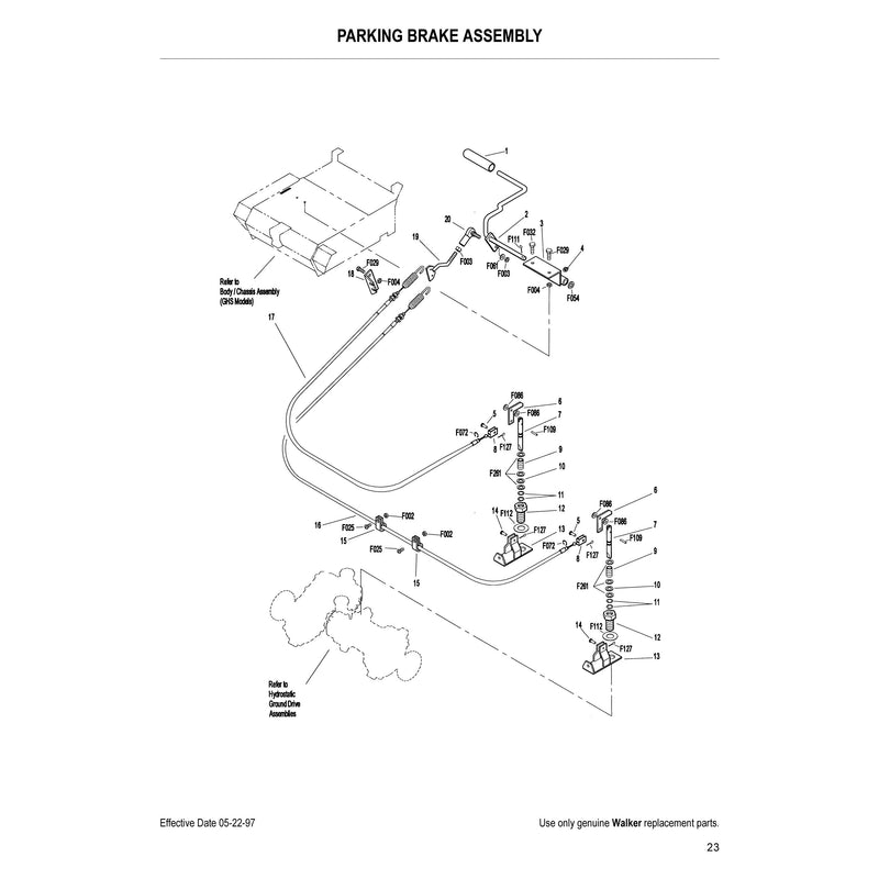PARKING BRAKE ASSEMBLY