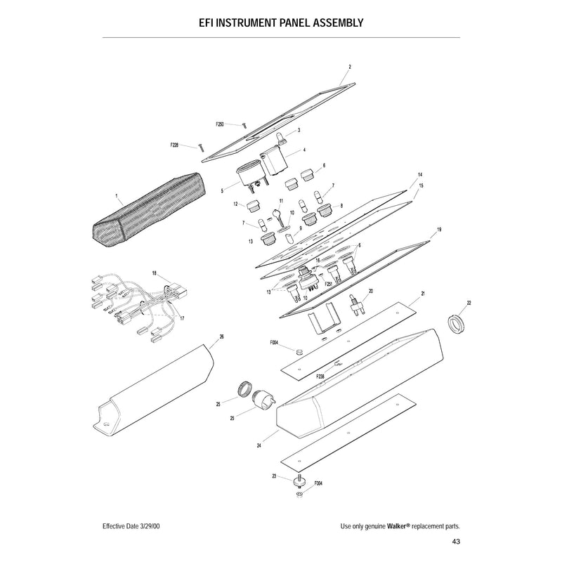 EFI INSTRUMENT PANEL ASSEMBLY