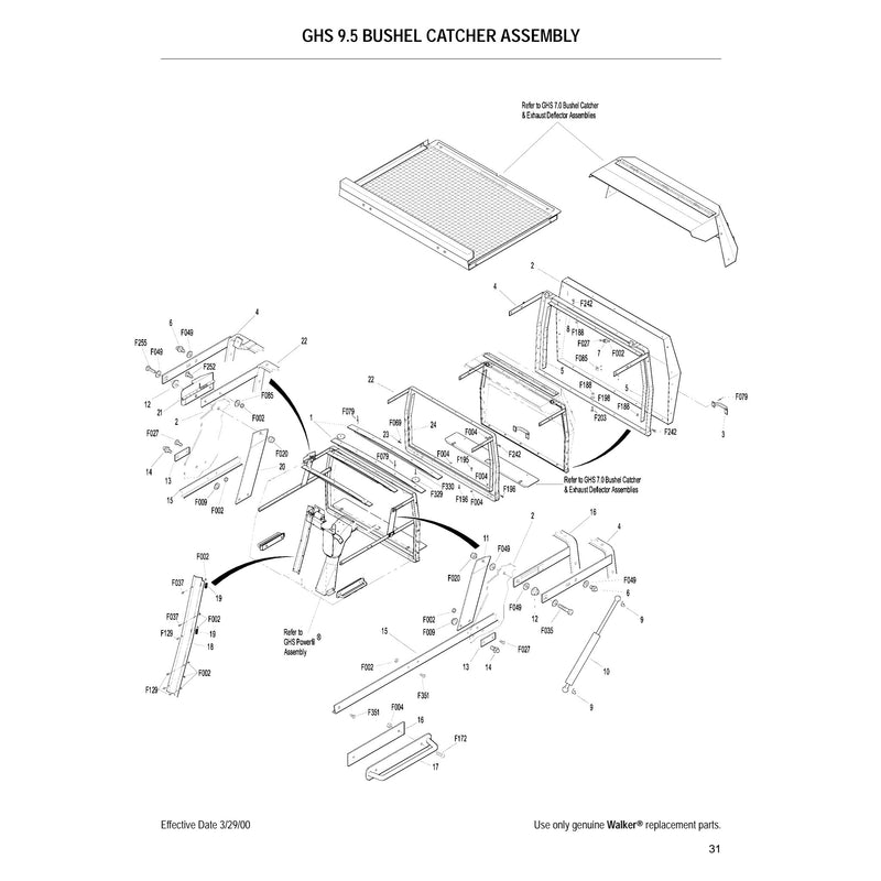 GHS 9.5 BUSHEL CATCHER ASSEMBLY