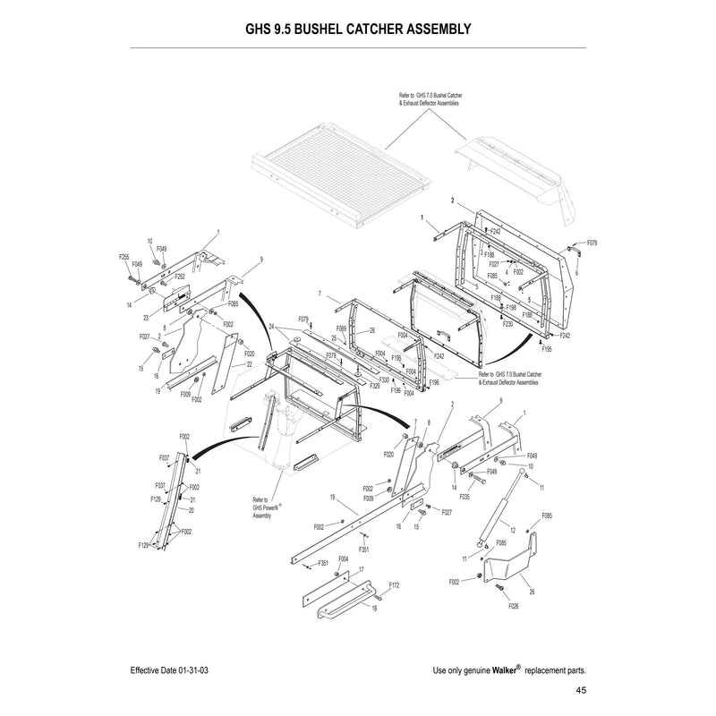GHS 9.5 BUSHEL CATCHER ASSEMBLY
