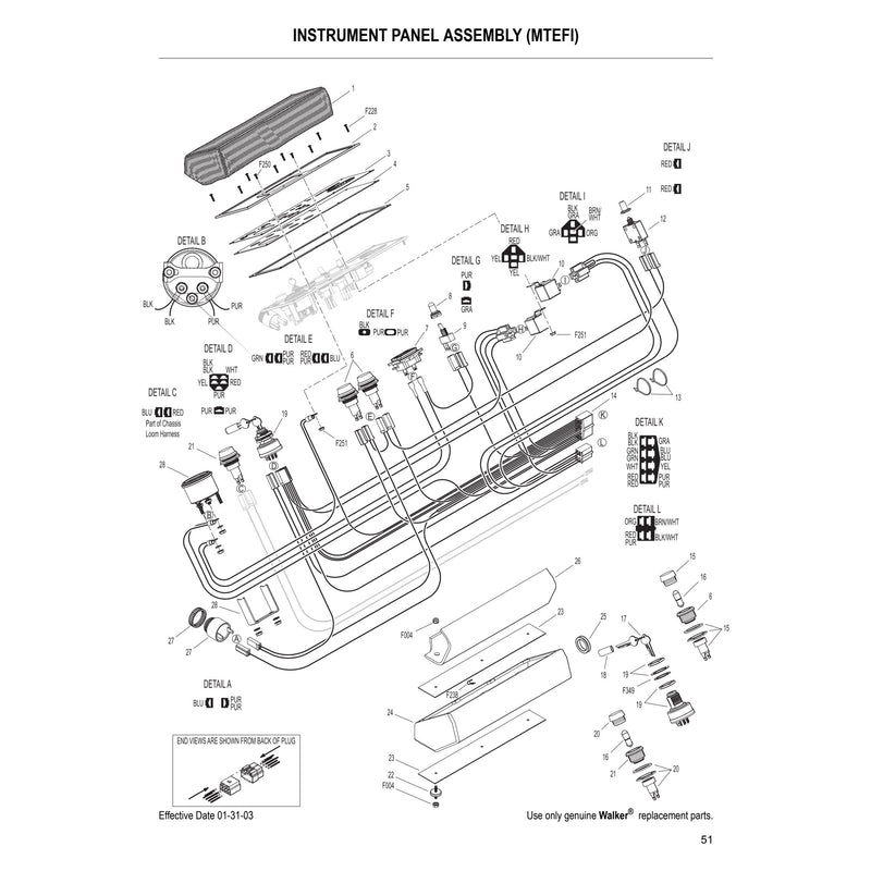 INSTRUMENT PANEL ASSEMBLY MTEFI