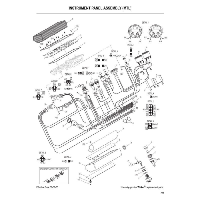 INSTRUMENT PANEL ASSEMBLY MTL