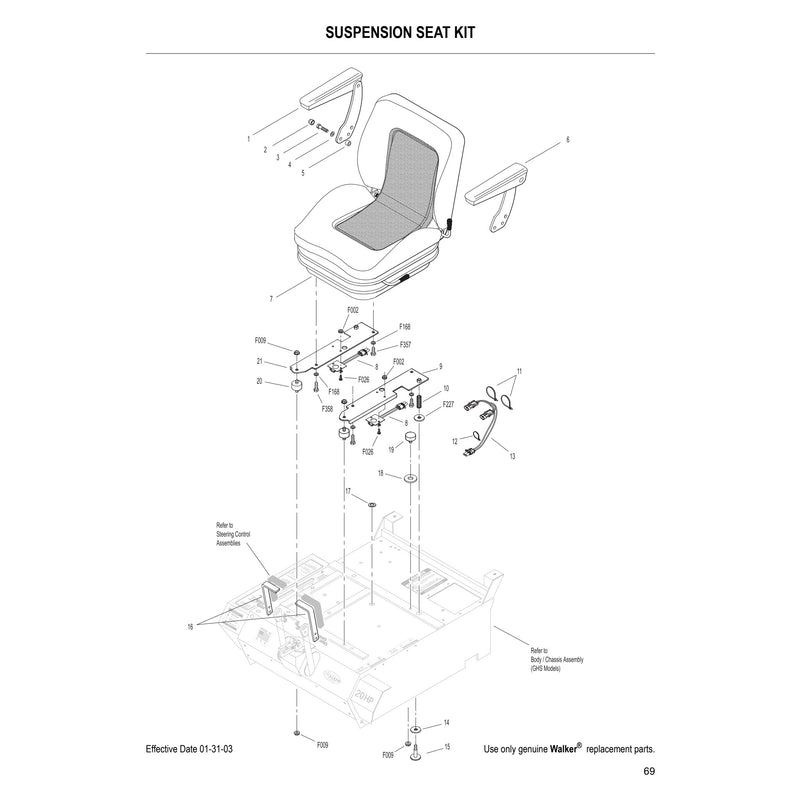 SUSPENSION SEAT KIT