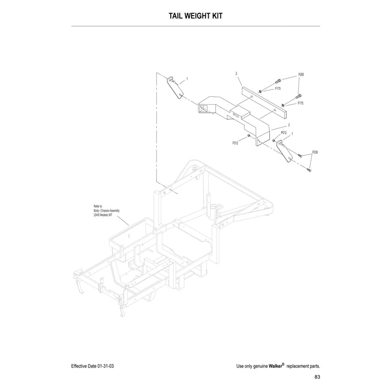 TAIL WEIGHT KIT