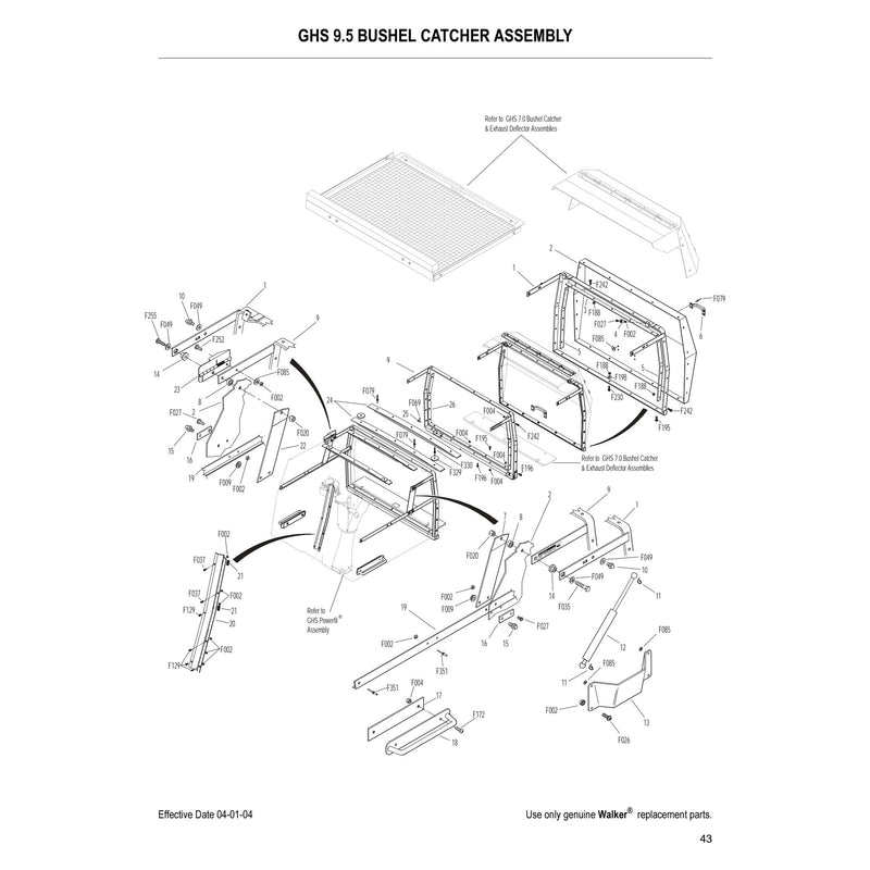 GHS 9.5 BUSHEL CATCHER ASSEMBLY