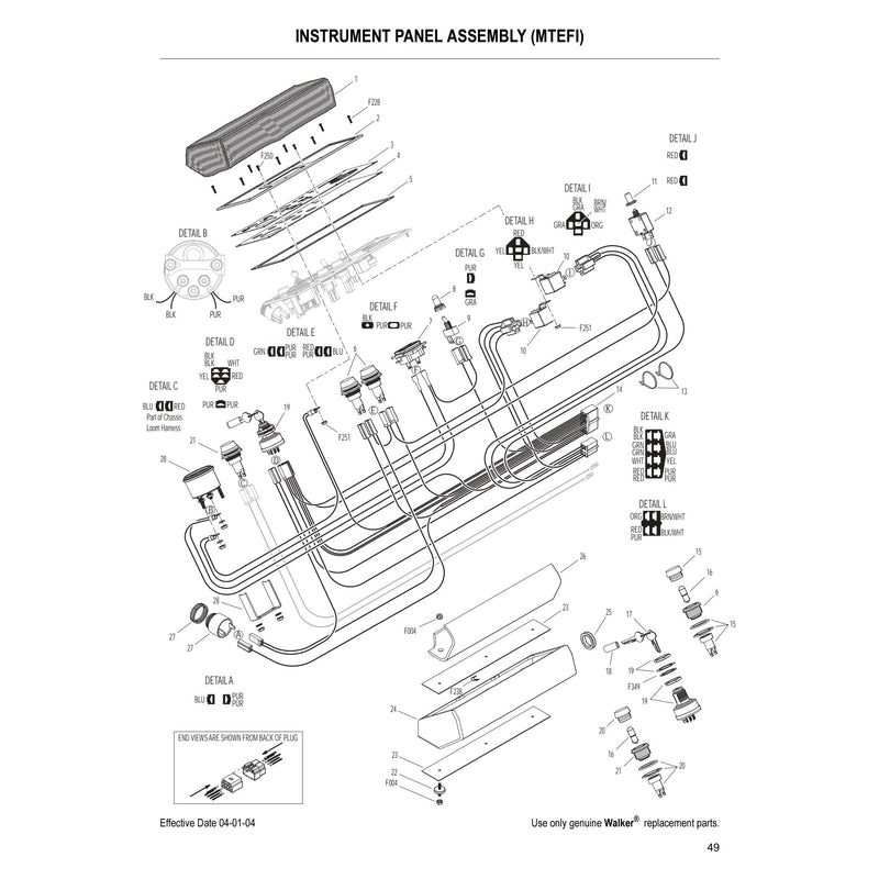 INSTRUMENT PANEL ASSEMBLY MTEFI