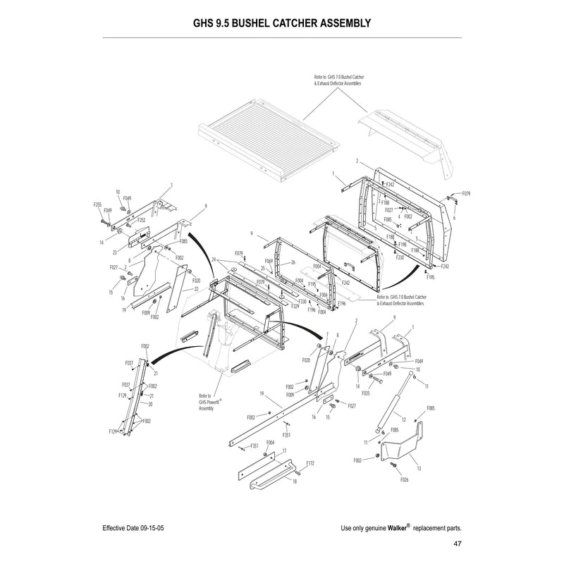 GHS 9.5 BUSHEL CATCHER ASSEMBLY