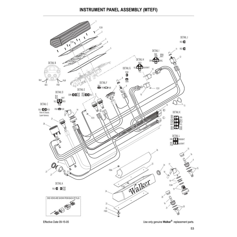 INSTRUMENT PANEL ASSEMBLY MTEFI