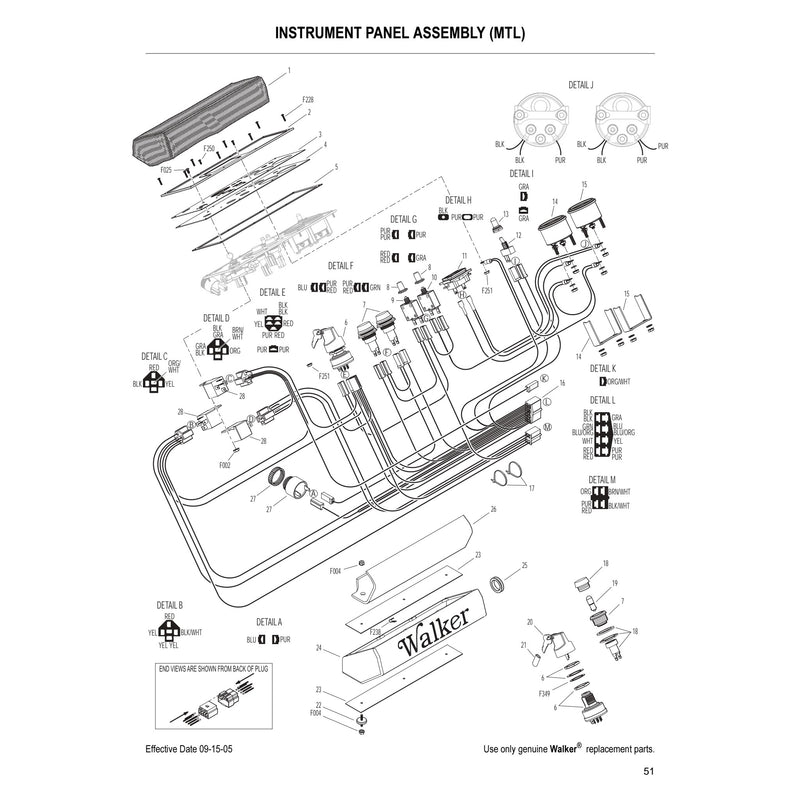 INSTRUMENT PANEL ASSEMBLY MTL