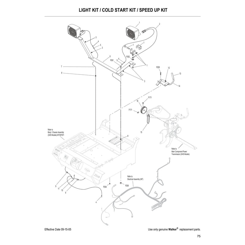 LIGHT KIT COLD START KIT SPEED UP KIT