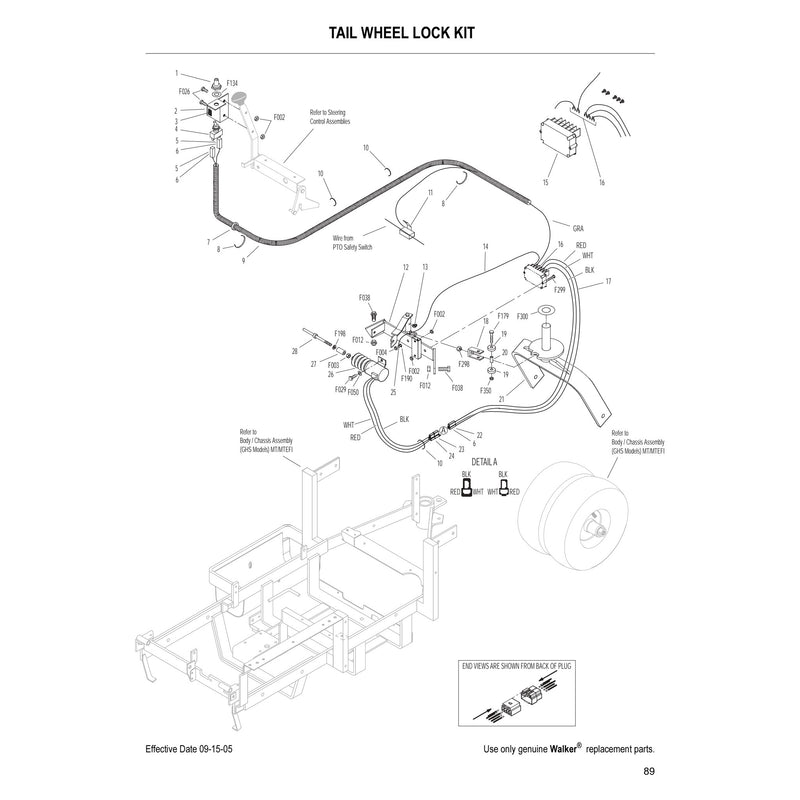 TAIL WHEEL LOCK KIT