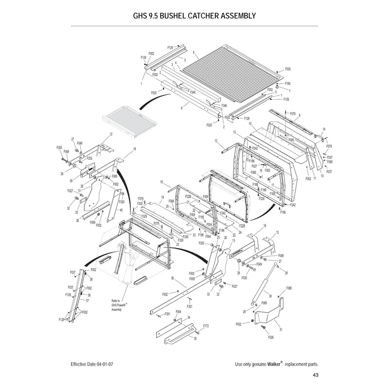 GHS 9.5 BUSHEL CATCHER ASSEMBLY
