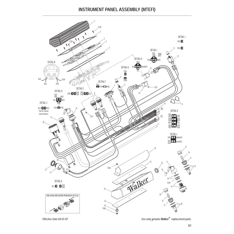 INSTRUMENT PANEL ASSEMBLY MTEFI