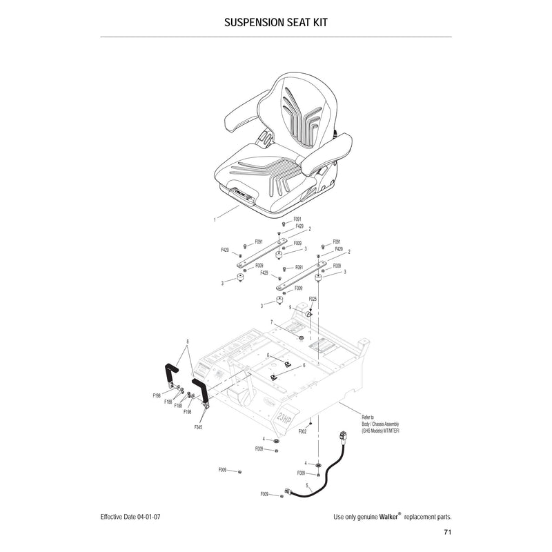 SUSPENSION SEAT KIT