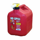 No-Spill NSP-1460, 5 Gallon Gas Can for Fuel with View Stripe, Red