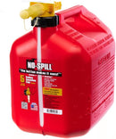 No-Spill NSP-1460, 5 Gallon Gas Can for Fuel with View Stripe, Red