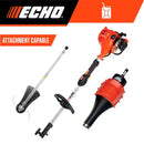 Echo PAS-225VPB 21.2 cc Gas 2-Stroke Attachment Capable Straight Shaft String Trimmer with Speed-Feed Head and 100 MPH Leaf Blower Kit