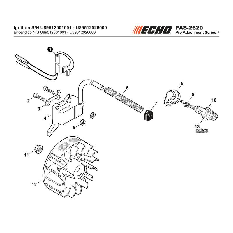 IGNITION S N U89512001001 U89512026000