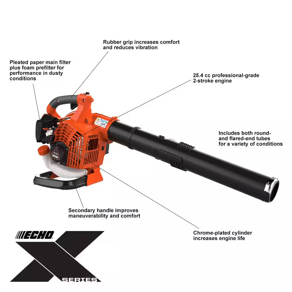 Echo PB-2620 172 MPH 456 CFM 25.4 cc Gas 2-Stroke X Series Handheld Le