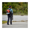 Echo PB-5810T 200 MPH 700 CFM 59.7 cc Gas Low Exhaust Emission Engine Backpack Leaf Blower with Tube-Mounted Throttle
