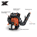 Echo PB-9010H 220 MPH 1110 CFM 79.9 cc Gas 2-Stroke X Series Backpack Blower with Hip-Mounted Throttle