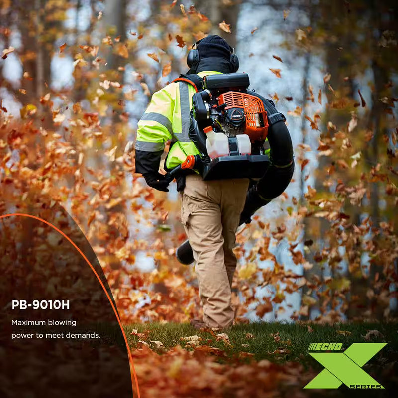 Echo PB-9010H 220 MPH 1110 CFM 79.9 cc Gas 2-Stroke X Series Backpack Blower with Hip-Mounted Throttle