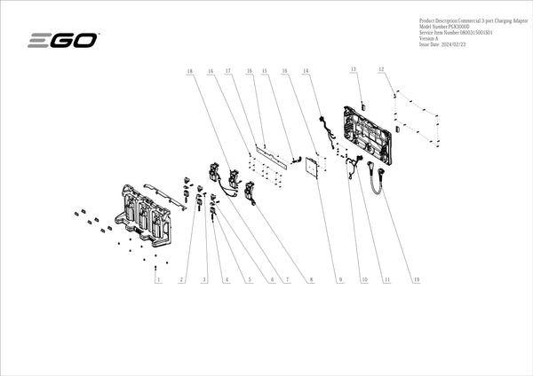 PGX3000D PARTS DIAGRAM