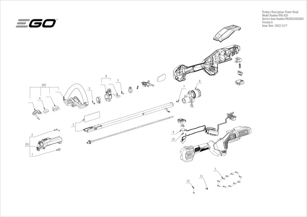 PH1420 PARTS DIAGRAM