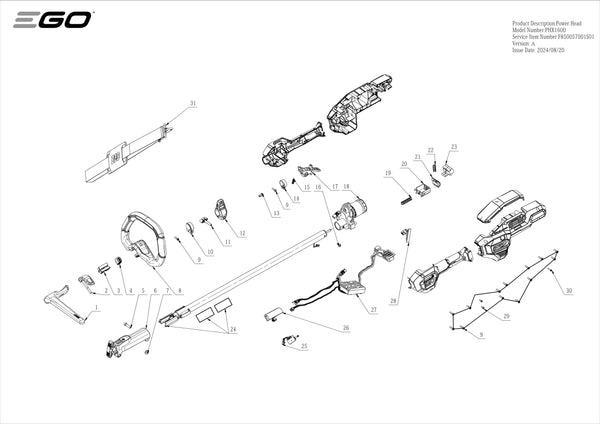 PHX1600 PARTS DIAGRAM