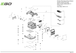 PST3040 Parts Diagram