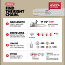Oregon 200PXBK041 20" AdvanceCut Guide Bar, .325"