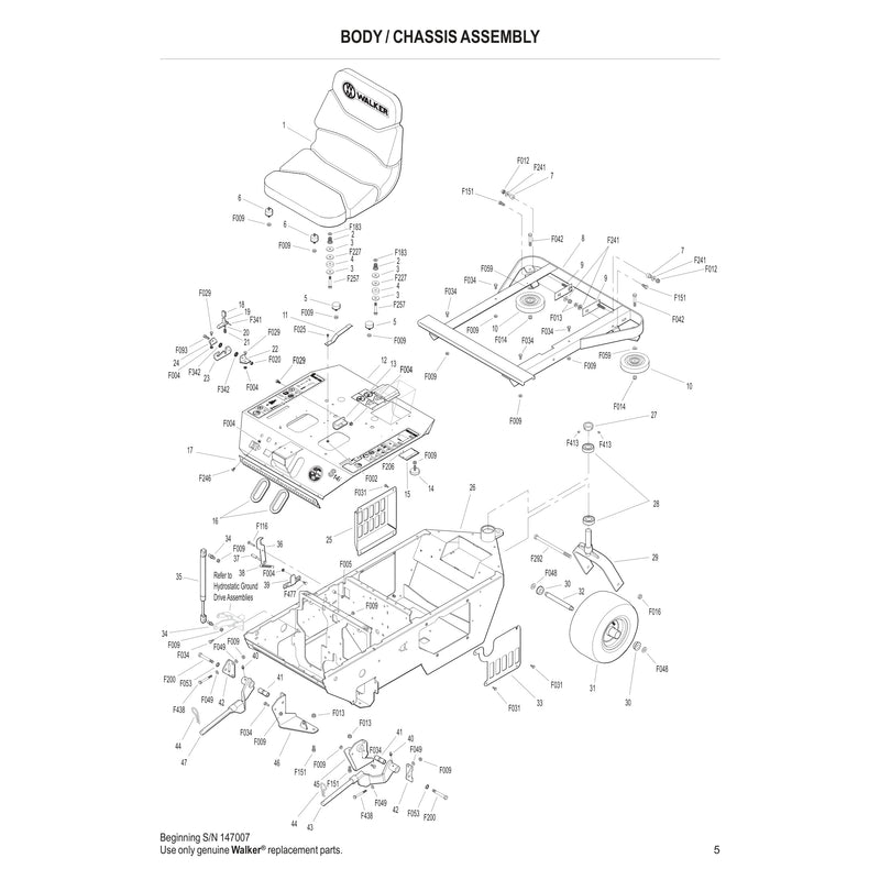 BODY CHASSIS ASSEMBLY