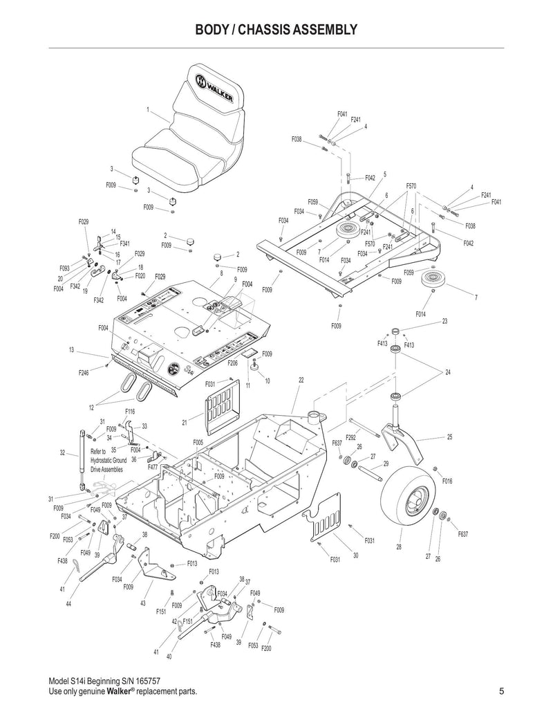 Body Chassis Assembly