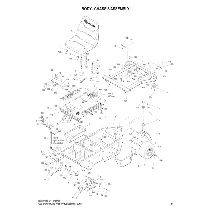 BODY CHASSIS ASSEMBLY