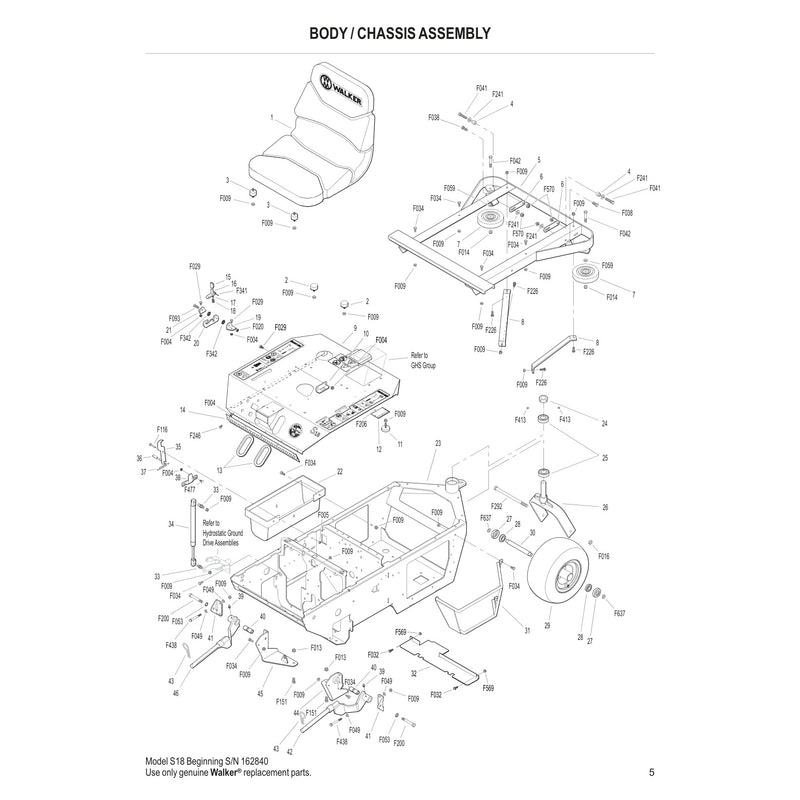 BODY CHASSIS ASSEMBLY