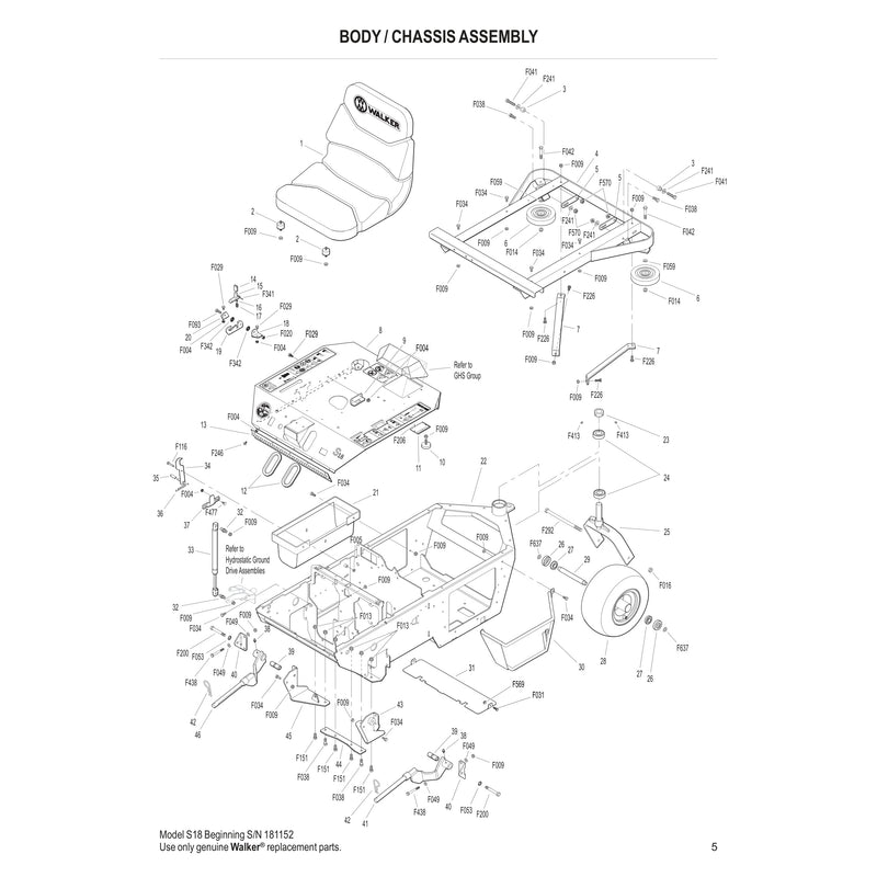 BODY CHASSIS ASSEMBLY