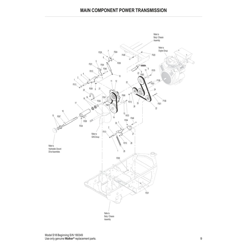 MAIN COMPONENT POWER TRANSMISSION