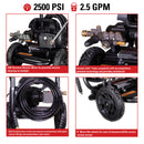 Simpson Electric 2500 PSI 1.2 GPM Electric Pressure Washer (SE61297-S)