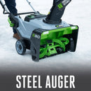 EGO Power+ SNT2110 21" 56-Volt Cordless Snow Blower with Steel Auger (Battery and Charger Not Included)