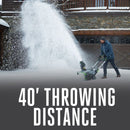 EGO Power+ SNT2114 21" 56-Volt Cordless  Snow Blower with Steel Auger with (2) 7.5Ah Batteries and Dual Port Charger Included