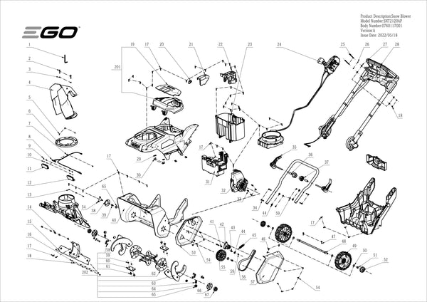 SNT2120AP PARTS DIAGRAMS