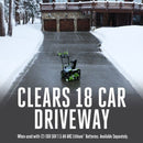 EGO Power+ SNT2406 24" 2-Stage Snow Thrower with (2) 10Ah Batteries and (2) 550W Rapid Chargers