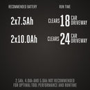 EGO Power+ SNT2406 24" 2-Stage Snow Thrower with (2) 10Ah Batteries and (2) 550W Rapid Chargers